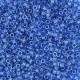 Miyuki delica kralen 11/0 - Sparkling cerulean blue lined crystal DB-920